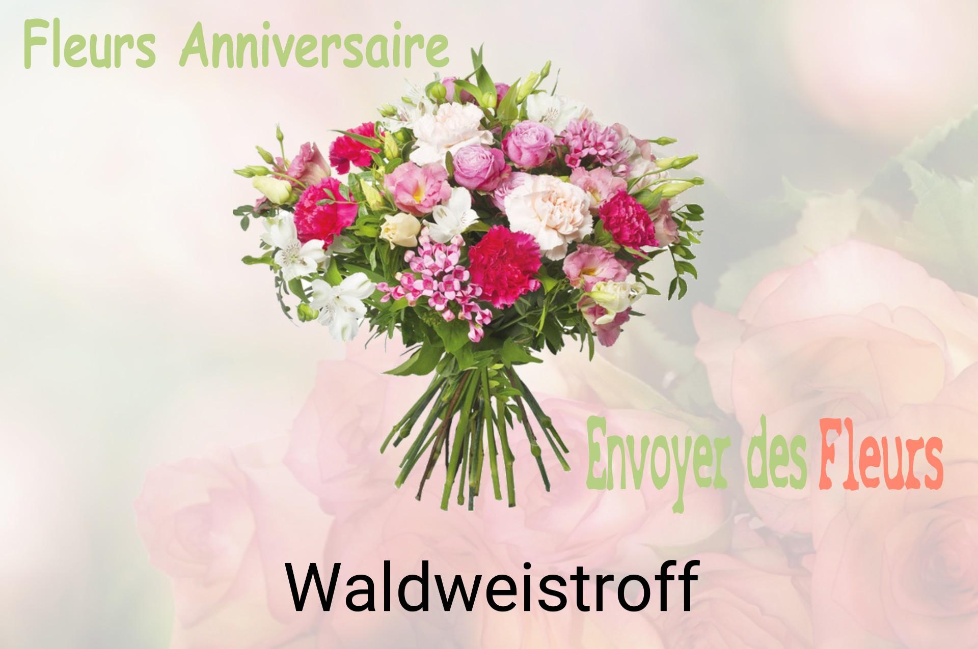 Bouquet de fleurs d’anniversaire livré à Waldweistroff
