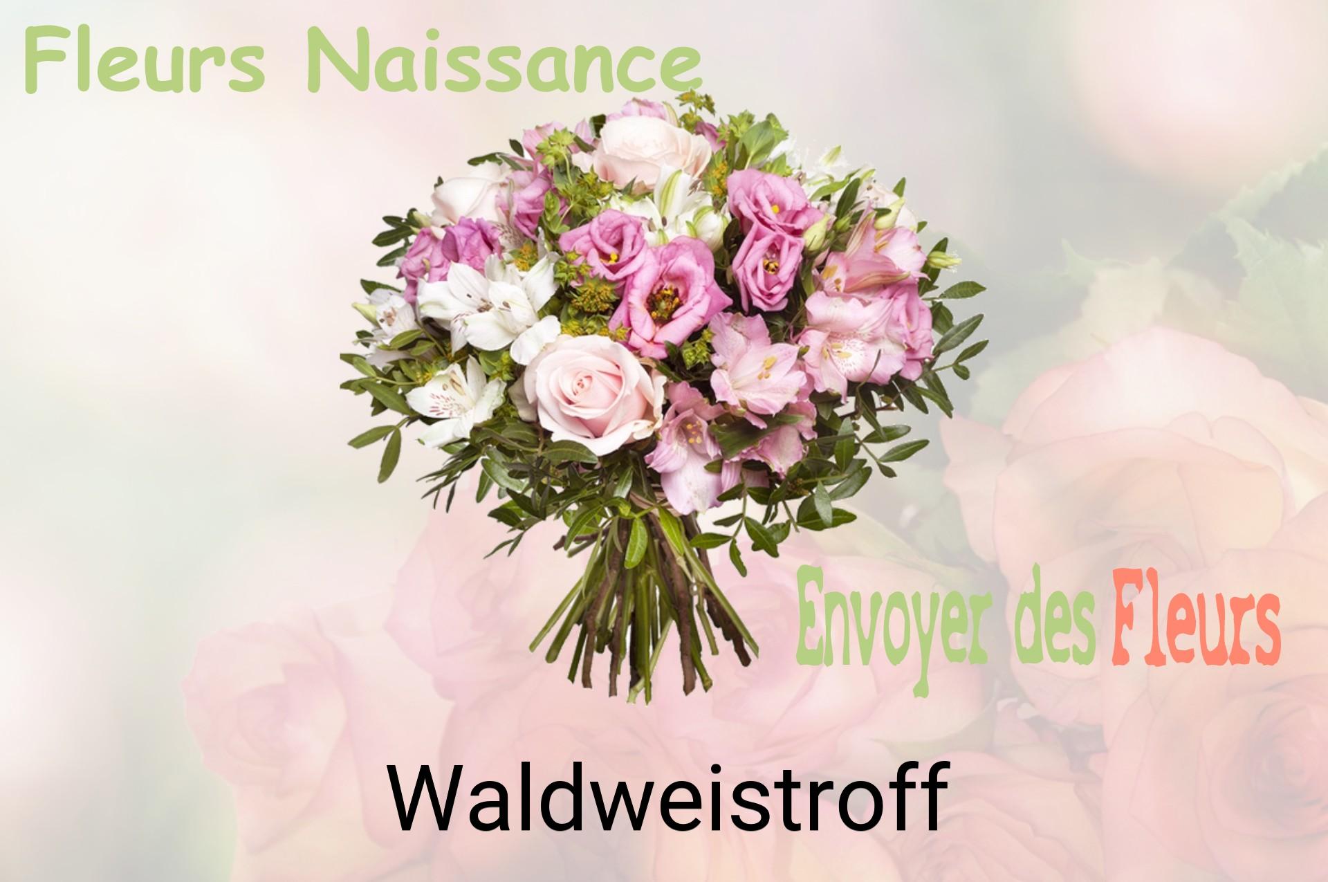 Bouquet de fleurs de naissance livré à Waldweistroff