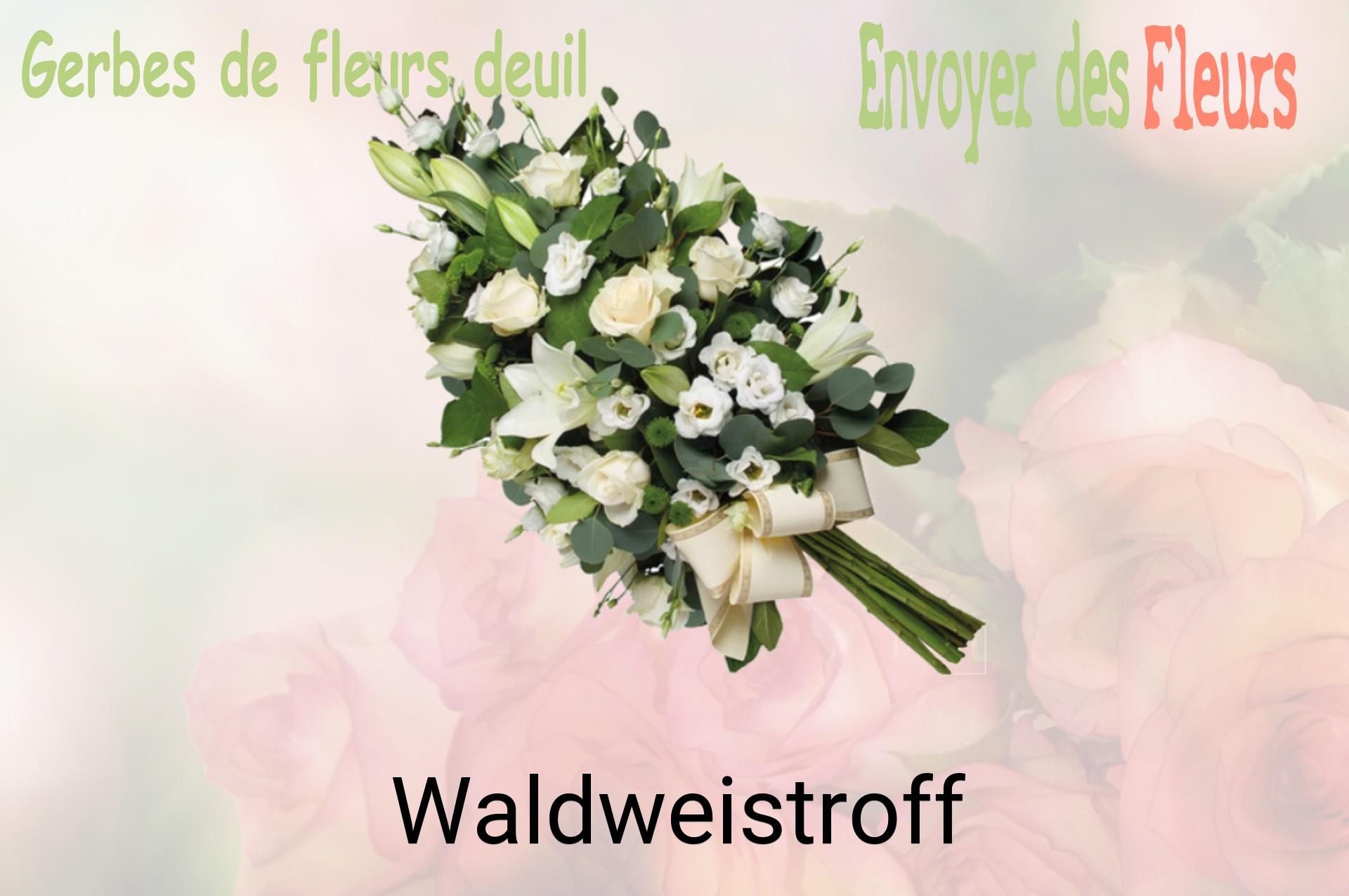 Gerbe de fleurs de deuil livrée à Waldweistroff
